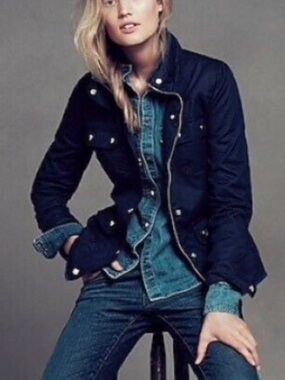 J. Crew Navy Utility Field Jacket